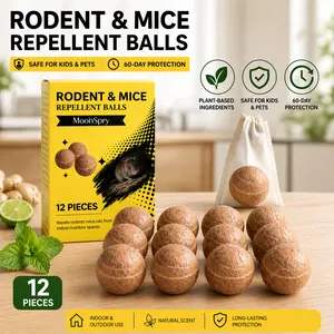 Rodent Repellent Device - Deet-Free Multi-Insect Deterrent for Indoor Use, Repels Rats, Mice, Insects, and Protects Plants, Rat