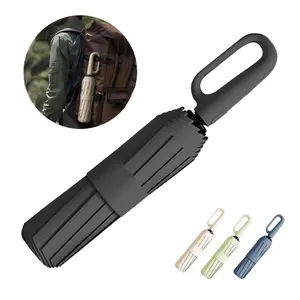 Automatic Reinforced Outdoor Umbrella Hook Handle, 1 Count Dual Purpose Folding Wind Resistance Male Sunshade Sun Protection Umbrella Handle, Umbrella Accessories