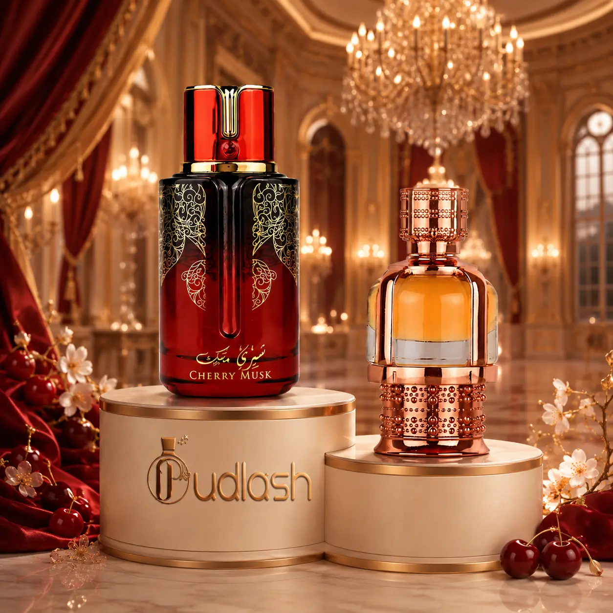 LIMITED TIME until 09/30! | $55 & UNDER Bundle | GIFT W/ PURCHASE | Oudlash Bundle | Arabiyat Cherry Musk + Lattafa Amoura | Eau De Parfum + Concentrated Oil | Women's Fragrance | 20 - 100 ML | Cherry - Sweet & Fruity Notes