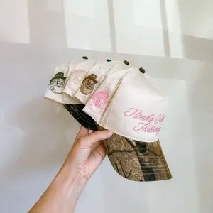 Honky Tonkin Holiday Santa Trucker Hat with Embroidered Design and Camo Christmas Western