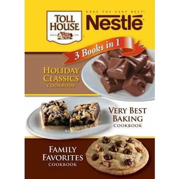 USED-Nestle Chocolate 3 Cookbooks in 1 by Publications International Ltd. (Hardcover)