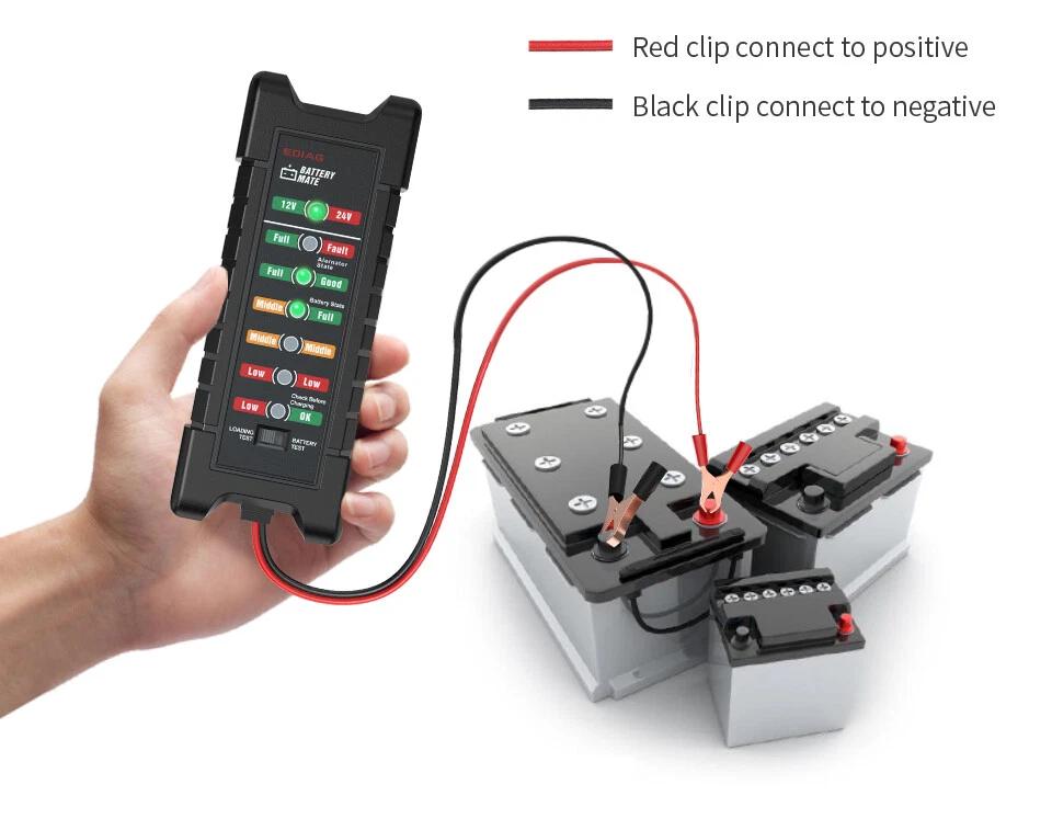 ANCEL Battery Diagnostic Tool BM410 Car 12V 24V Battery Load Tester Analyzer
