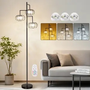 Elegant Wireless Crystal Floor Lamp – Rechargeable RGB Light with 15 Colors & Dimmable Brightness, Perfect for Bedroom, Living Room, or Home Décor