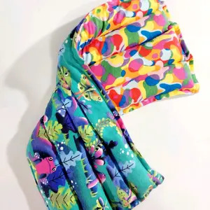 Therapeutic heating-cooling rice bags, rice bag, heat pad, massage therapy, spa, heat pad, cold pack, doula, heat therapy, Frogs, psychedelic
