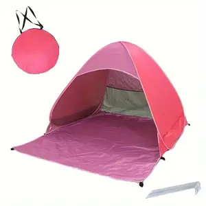 Lpxpass Pop-Up Beach Tent for 1-4 People – UPF 50+ Sun Shelter, Easy Setup with Zipper Door, Portable Outdoor Tent for Camping, Beach, Picnic & Sports
