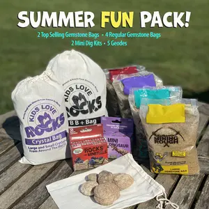 Summer Fun Pack- Gemstone Mining Kits for Kids