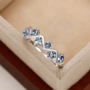 Popular and Versatile Finger Ring for Women – Shiny Cubic Zirconia, Fashion Design Jewelry for Daily Wear, Party, Gift for Her, Chic and Elegant Accessories