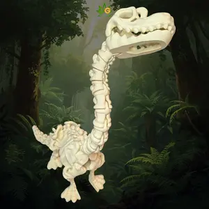 DG Articulated XL Skeleton Brachiosaurus Figurine and Fidget