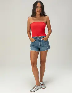 LEVI'S 501 Womens High Rise Denim Shorts - Bee In The Bonnet