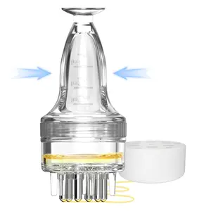 Minoxidil-Specific Scalp Root Comb Applicator Bottle 9-Tip Precise Serum Application & Scalp Massage for Minoxidil Hair Growth Serum