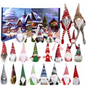 Christmas Gnome Countdown Calendar, 24 Collectible Gnome Dolls, 24 Days Advent Calendar, Festive Holiday Decoration SetPerfect Christmas Gift...2