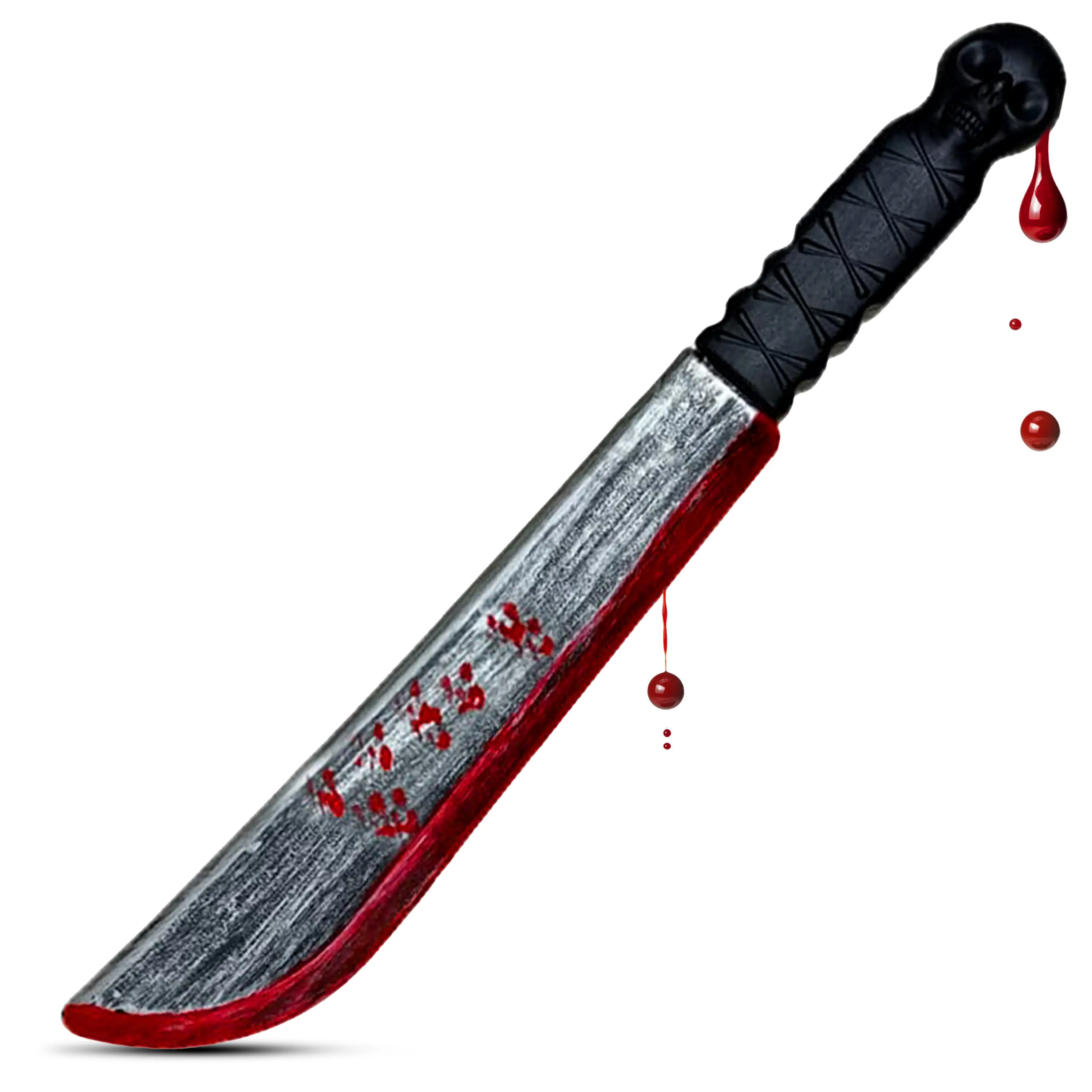 Halloween Realistic Weapon 43cm Bloody Knife Prop Fancy Dress Haunted Movie Killer Jason Scream Characters Accessory Dagger