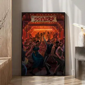 [Sale Up To 40%] [Unframed Poster] Sinners Movie Poster, Wall Art, Home Decor, Gift for Movie Lovers