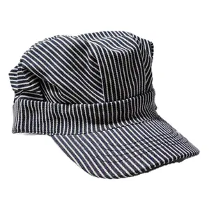 Boys Striped Engineer Hat (BLUE)
