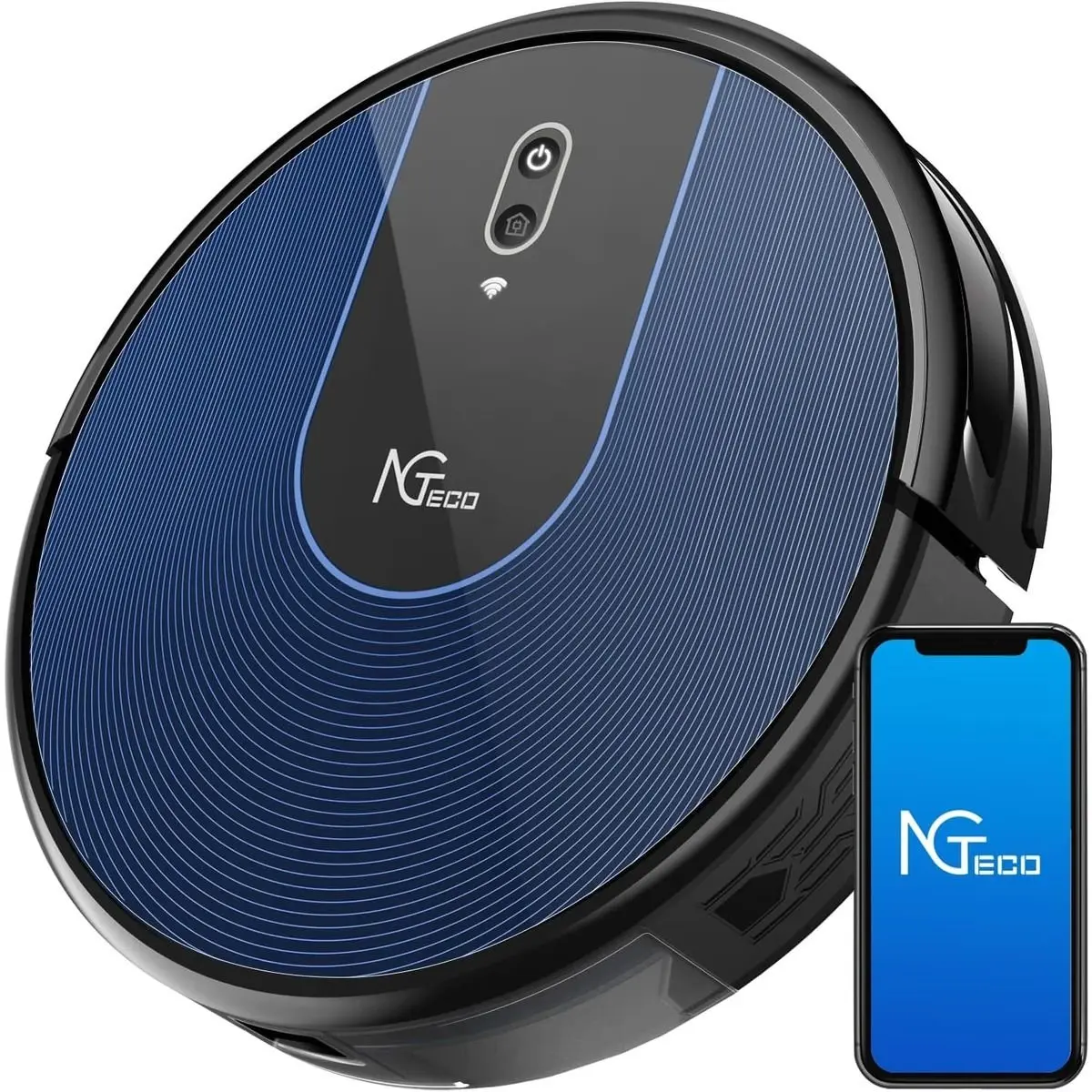 212 MAIN Wi-Fi Robot Vacuum Cleaner - 2500Pa Suction Power, Wi-Fi Control