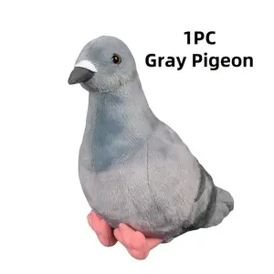 1PC Realistic pigeon pigeon Stuffed animal bird Plush toy, Cute carrier pigeon plush toy, a birthday gift, party gift, or Children's Christmas gift that boys and girls will love.halloween decorations christmas decorations halloween party favors