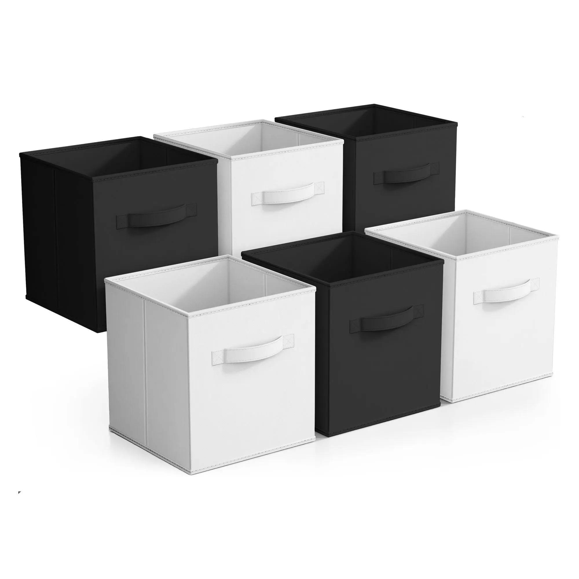 Sorbus 11" Storage Cubes with Handles - 6 PackStorage Cubes