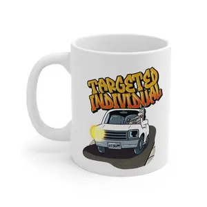 Targeted Individual Mug — Novelty Conspiracy Graphic Coffee Cup