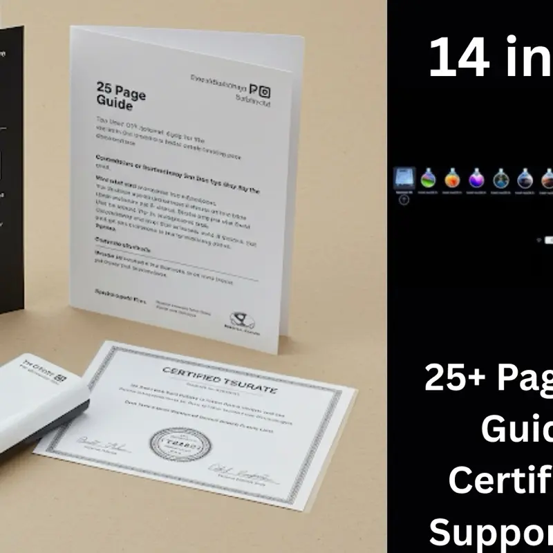 14-in-1 Mac OS Bootable USB Flash Drive, 3.0 128GB, with 25 Page Guide and Tech Support