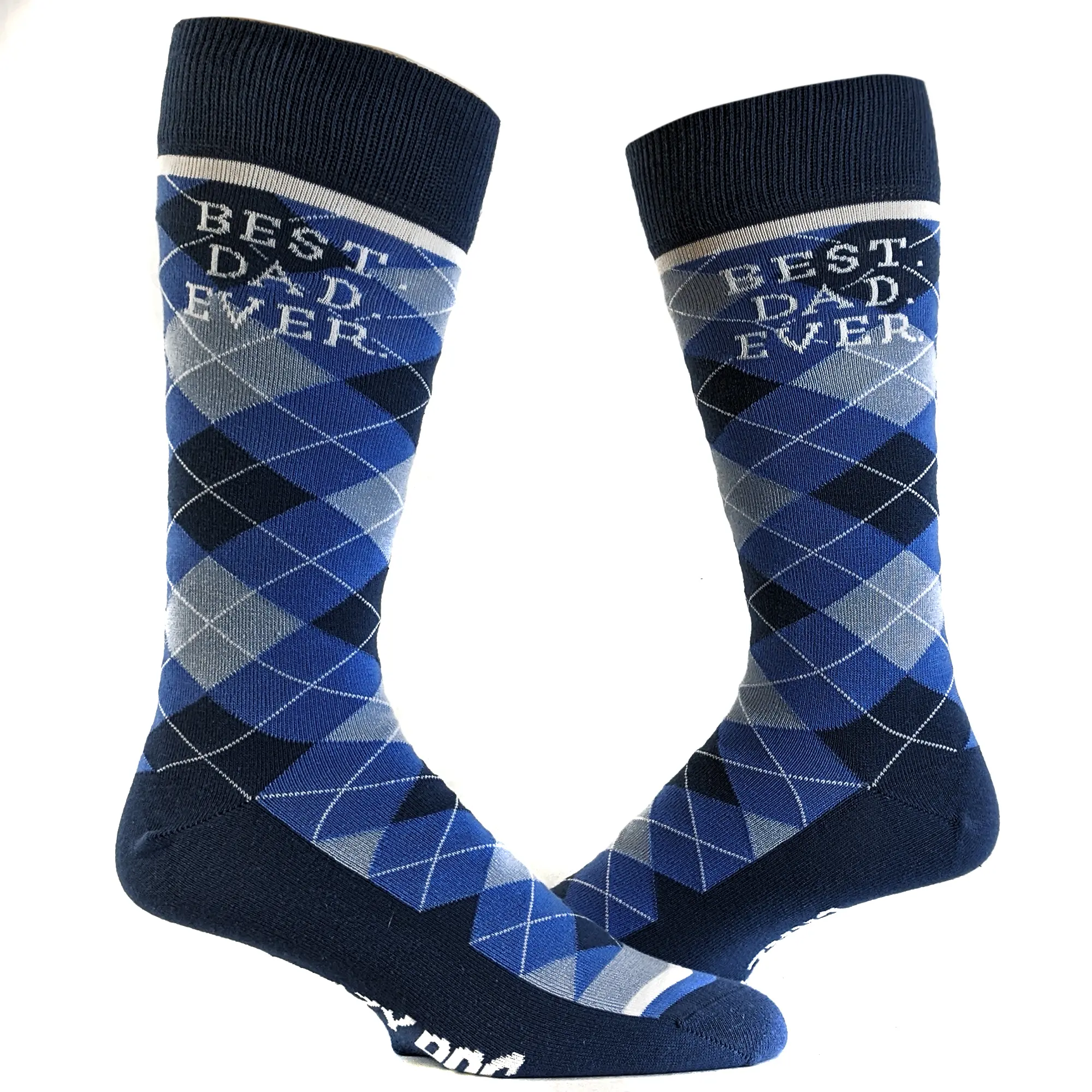 Men's Dad Socks Funny Fathers Day Graphic Novelty Footwear Funny Graphic Socks Comfortable Fitted Spandex Cotton