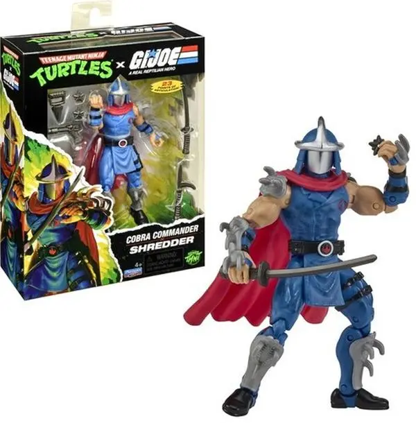 Teenage Mutant Ninja Turtles x G.I. Joe - Cobra Commander x Shredder Action figurine/statue (TMNT)  [COLLECTIBLES] Action figurine/statue