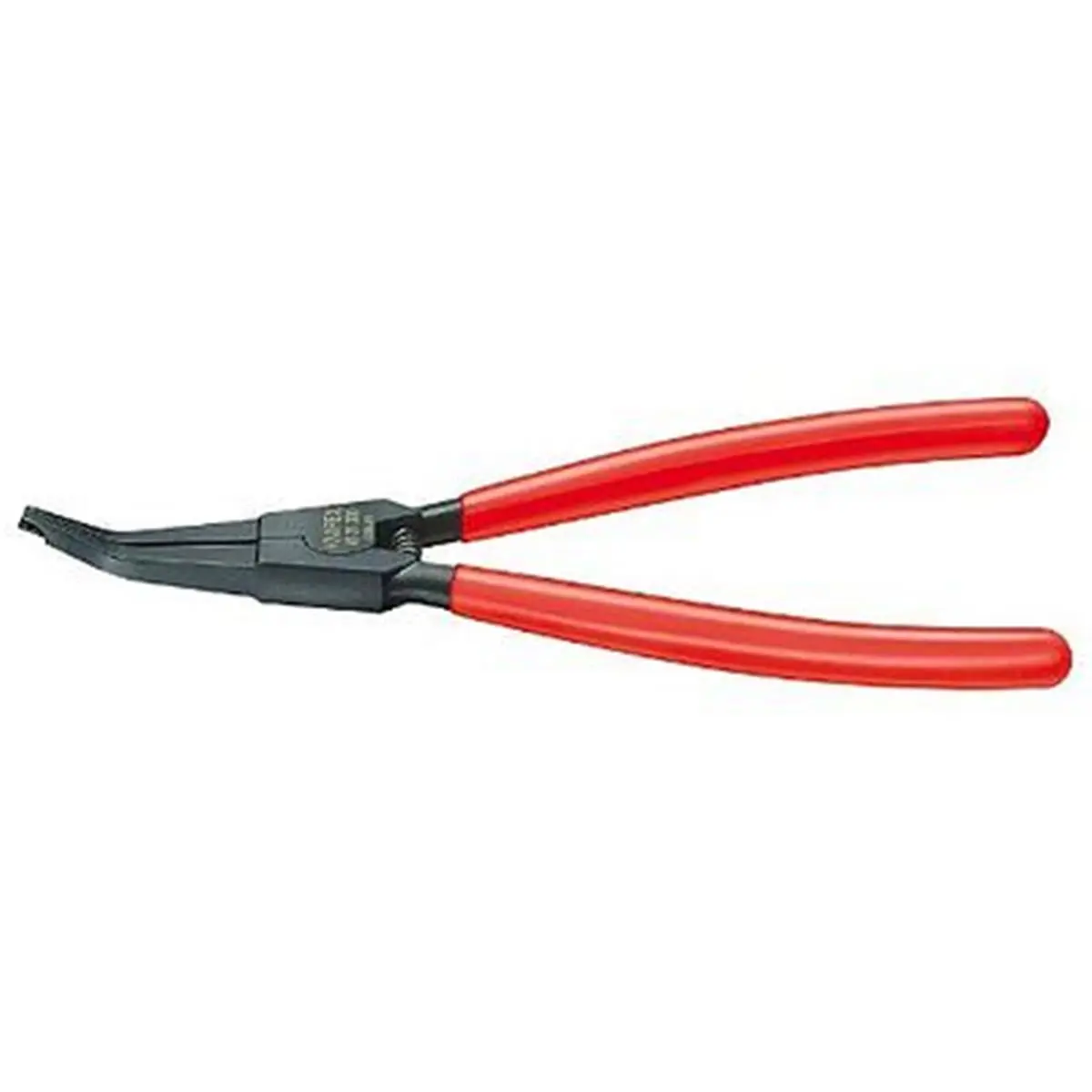 212 MAIN Knipex Tools Lp 45 21 200 Snap Ring Pliers - 8-in Angled Jaws, 30-Degree Retaining Ring Pliers with Plastic-Coated Handle, Forged Steel High-Grade Special Tool Steel for Motor Vehicle Gearbox, Fishing Equipment