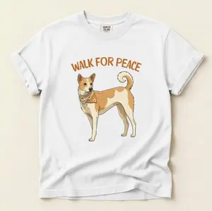 Original Aloka Dog T-Shirt, Walk for Peace Shirt