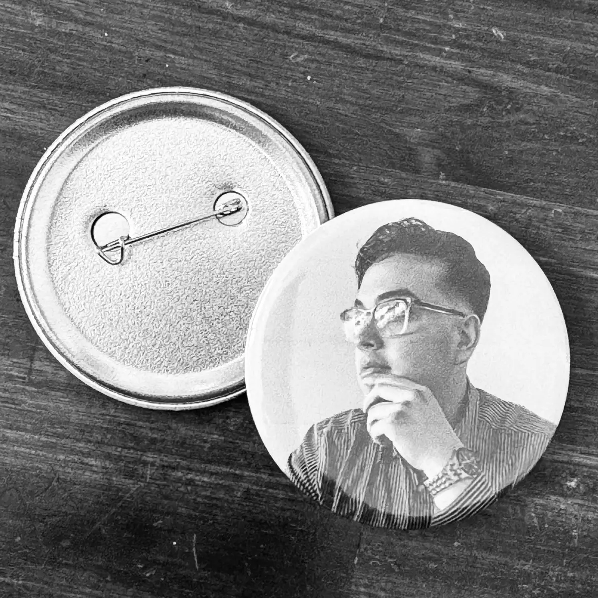 Personalized Pin Back Buttons for Clothing and Accessories