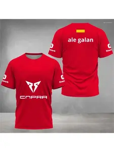 2026 Spring/Summer Men's T-Shirts, Men's Padel Sport Crew Neck T-Shirt, High Quality Breathable Summer T-Shirt, 3D Printed Outdoor Casual Loose T-Shirt