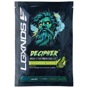 Decipher Pre-Workout Sample Pouch | Single Serve Trial for Energy, Focus, and Training Performance Support