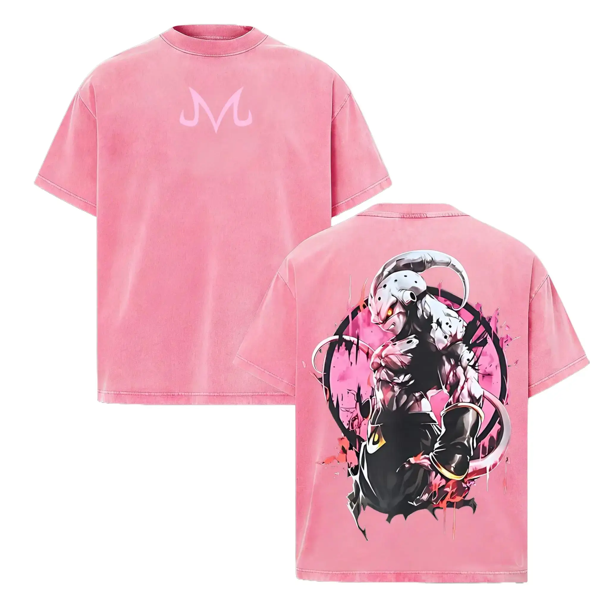 Goku Saiyan Unisex Washed Outfits Men Women Streetwear 80s 90s Graphic Washed Tees Cotton Anime Tank Tops  Gifts