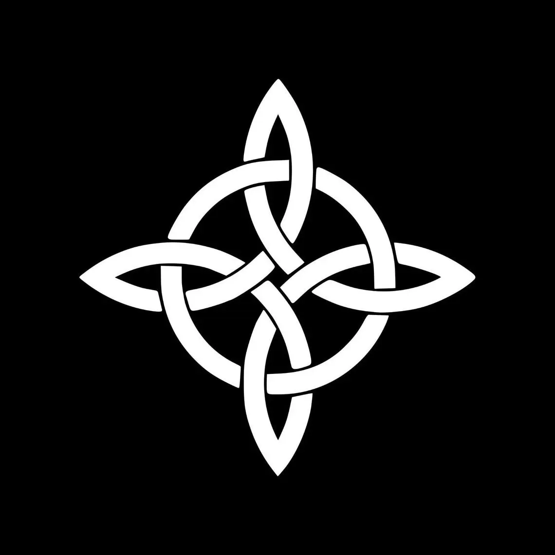 Witches Knot Vinyl Sticker Decal - wiccan symbol