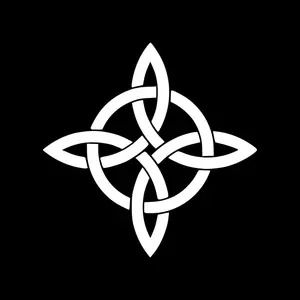 Witches Knot Vinyl Sticker Decal - wiccan symbol