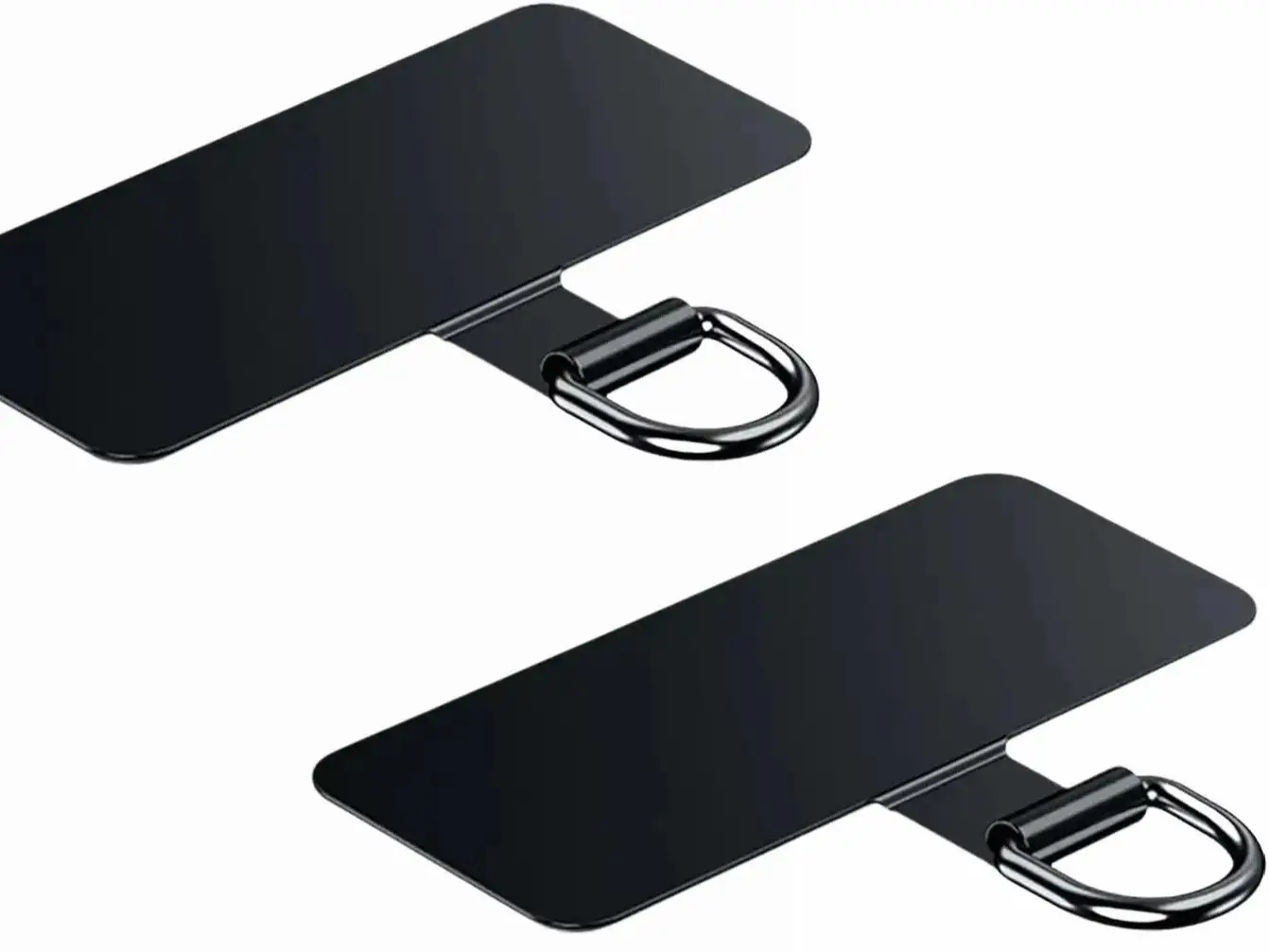Heavy Duty Tether Tab for iPhone & Android - 44lbs Load, Metal Lanyard & Strap Adapter, Universal Full Phone Case Mount, Black+Black, Durable Oxford Cloth, Zinc Alloy Buckle, Easy Installation