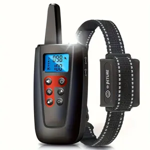 Dog Training Collar with Remote Control, No Electric Shock Function, 3 Modes, Anti-Barking Device, USB Charging, Suitable for All Dog Sizes