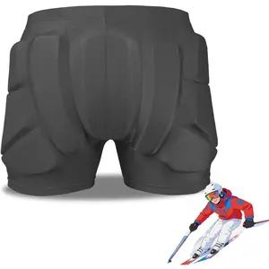 3D Hip Protective Pads Ski Pants-Thickened EVA Skateboard Crash Pad for Skating，Protective Padded Shorts for HIPS Tail Bone