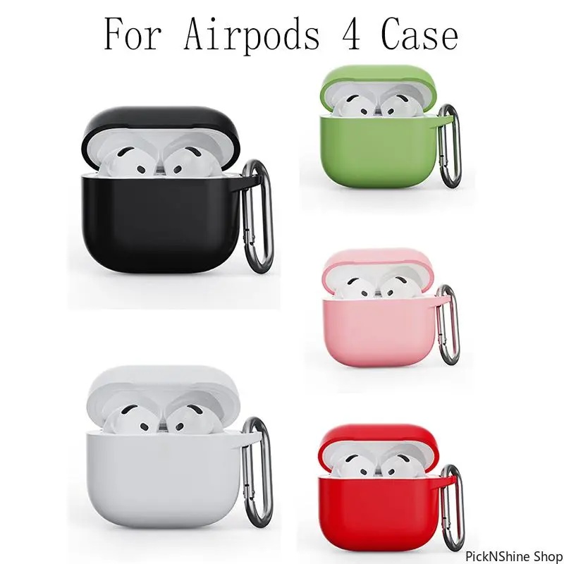 Solid Color Synthetic Silicone Headset Case for Pro 2 Models, Compact Shockproof Scratch-Resistant Cover, Travel-Friendly Accessory Equipped with Carabiner Clip, Clip-On, Scratch-Proof