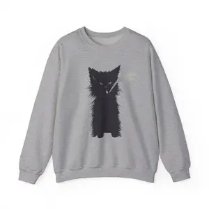 SMOKING CAT SWEATER