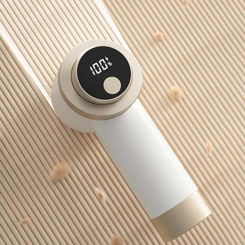 Electric Lint Remover, 1 Count USB Rechargeable 3-speed Settings Lint Remover with LED Display, Household Fabric Shaver for Clothes