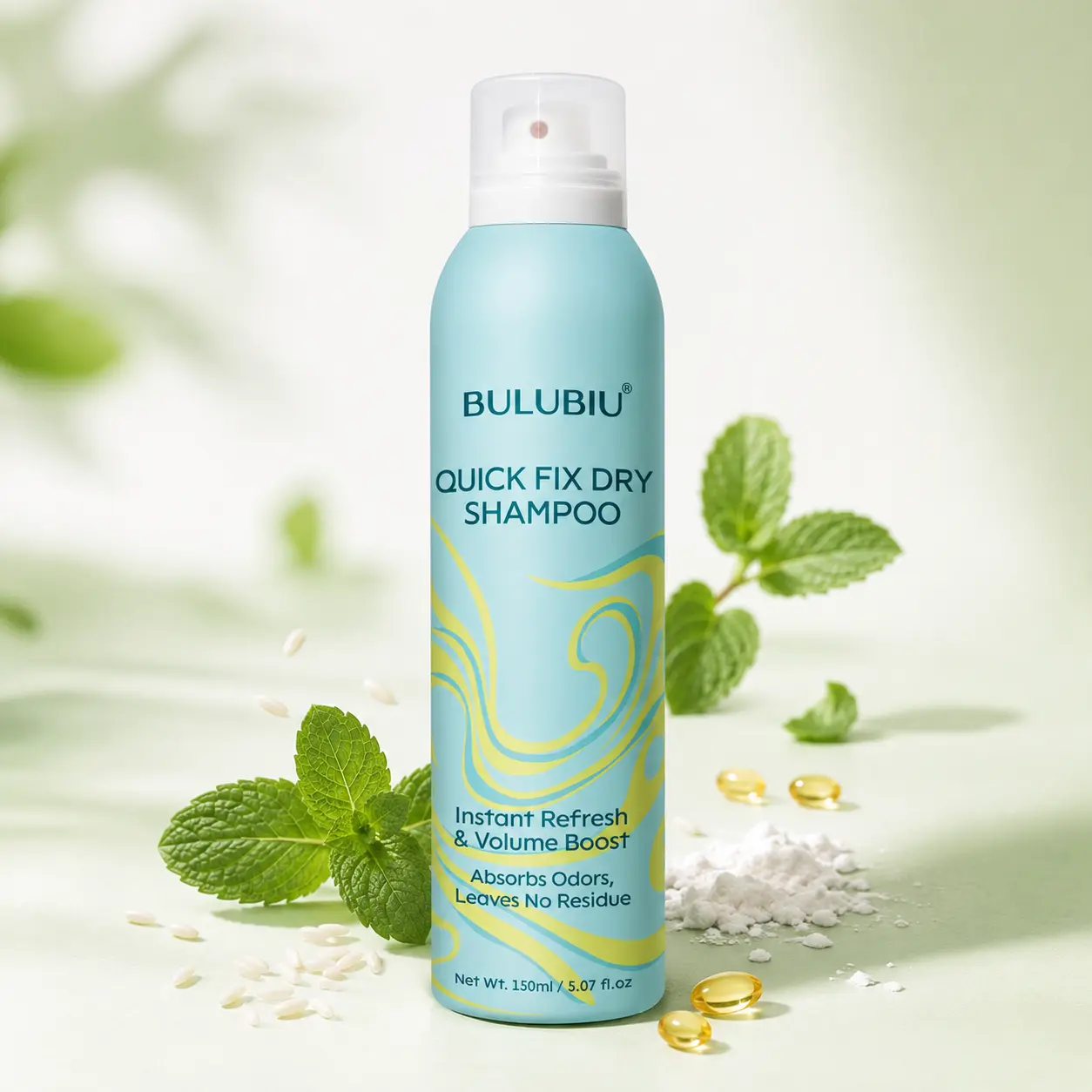 Oil-Absorbing Hair Refresh Spray, Waterless Root Refresh Spray for Oily, Fine & Flat Hair, Lightweight Volumizing Spray for Daily Touch-Ups, Travel, Work, and Everyday Use