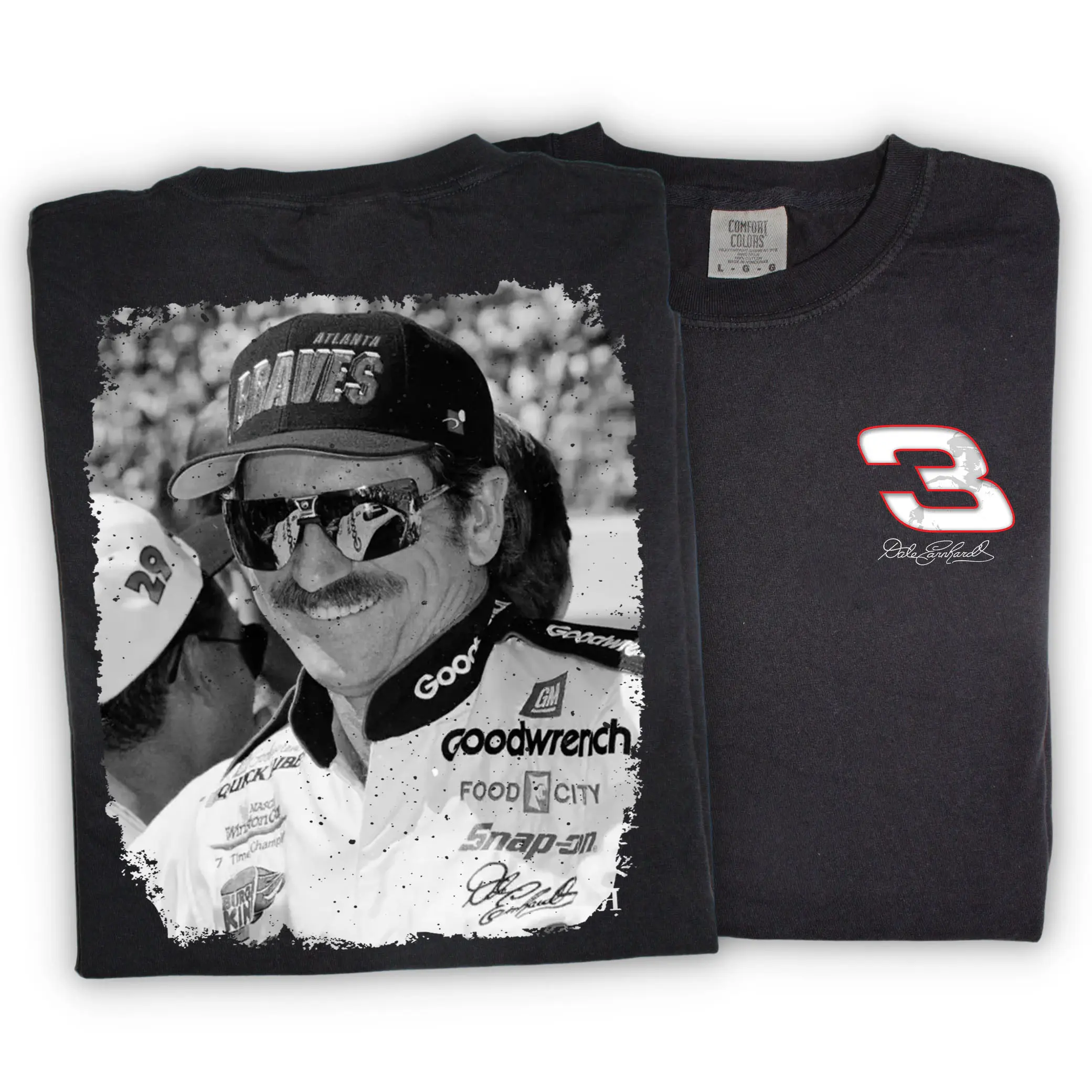 Comfort Colors Dale Earnhardt 2 sides Vintage T-Shirt, Legend Dale Earnhardt Shirt, Fashion Cotton, Crewneck For Men, For Women, Menswear Cotton Fabric