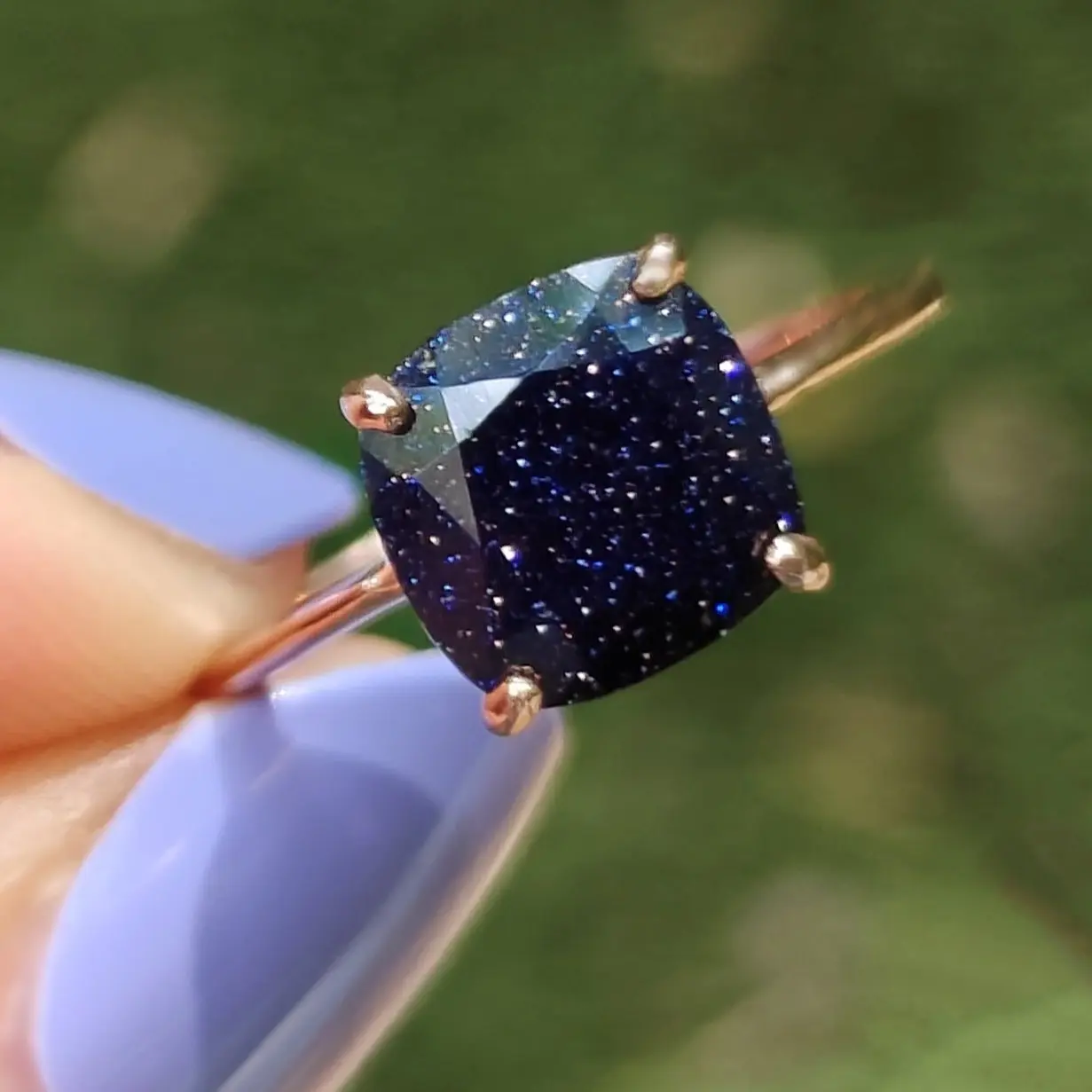 The Asher Blue Sandstone Ring - Jewelry Saving Lives