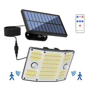 Solar Outdoor Light, 243 LEDs, super bright, IP65 waterproof. Dual light colors,  All-night lighting for yard, patio, camping, garden, porch, pool, home decor, holiday haul., Solar Powered, Dual Colors,summervibes