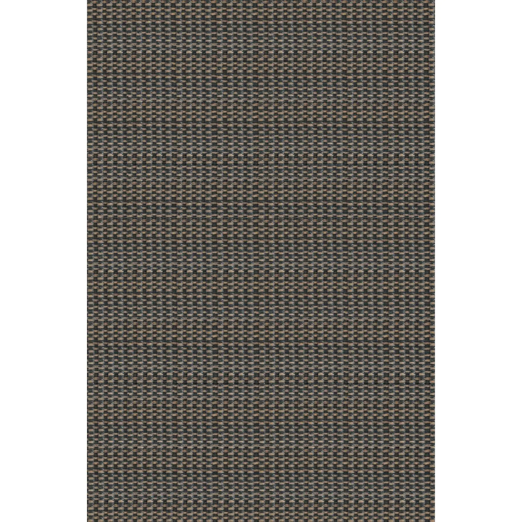 Mad Mats Basic Brown & Black Hand-Woven Rugs 100% Recycled Plastic UV Protected Fade-Proof One-Year Color Guarantee