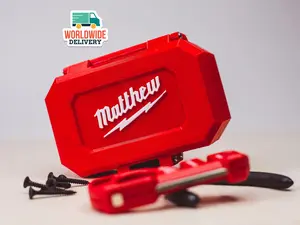 Premium Personalized Milwaukee-Style Gift Box for Dad Husband or Father's Day Storage Box with Custom Name 5in x 3.75in x 2.15in Ideal for Woodworkers & DIY Enthusiasts