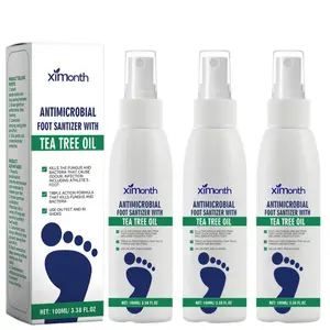 (3 bottles)Tea Tree Oil Foot Spray-Plantar Moisturizing Deodorant for Odor Control&Dry Feet Care,Natural Foot Sanitizer with Antifungal Properties,Clear Foot Sanitizer Spray,for Foot&Shoe Freshness Foot Care Aid Foot Moisturizer Dry foot Care