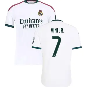 Unisex Soccer/Football Real Madrid Team Vini jr. #7 Laliga 2026/27 Home Replica jersey - White UK