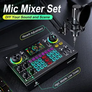 SoundPods C200PRO-P15 Ultimate Streaming Kit with Dual-Mic Support Live Voice Changing for Enhanced Audio Quality Multi-Channel Streaming Christmas Gift