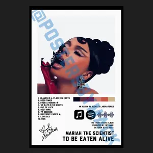 MARIAH THE SCIENTIST: CUSTOM ALBUM POSTER