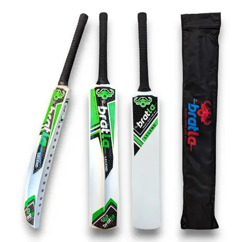Bratla Legend Cricket Bat for Tape Tennis Ball Full Size Men